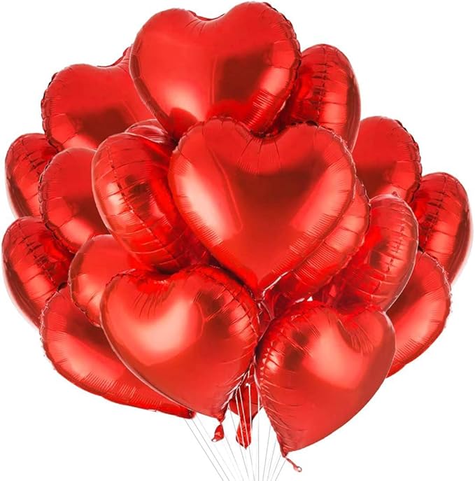 HEART FOIL BALLOONS