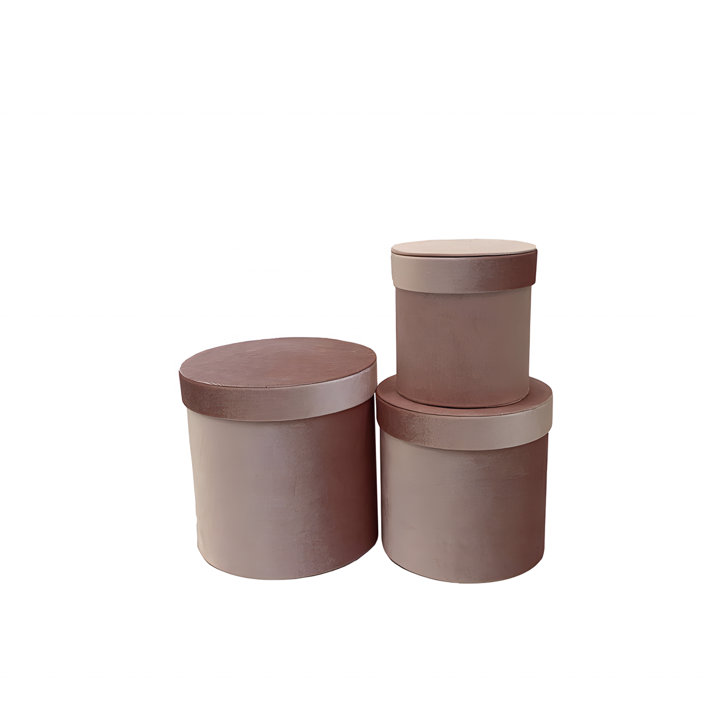 VELVET ROUND BOXES