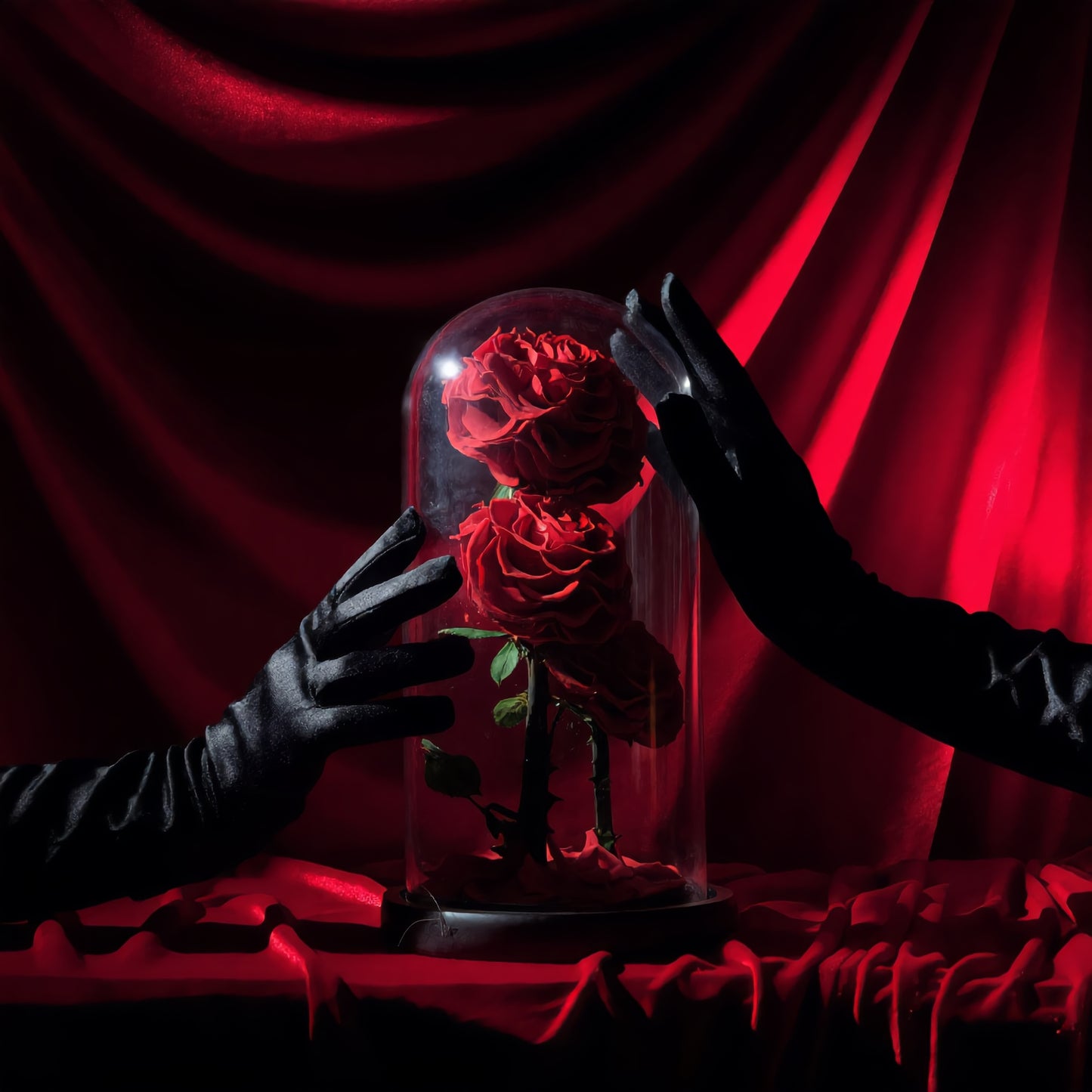 Trio Bloom Preserved Roses