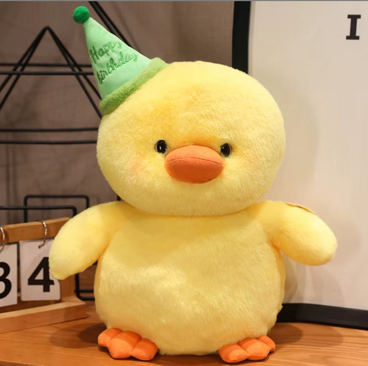DUCK WITH BIRTHDAY HAT