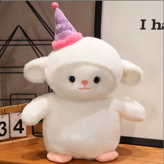 SHEEP WITH BIRTHDAY HAT